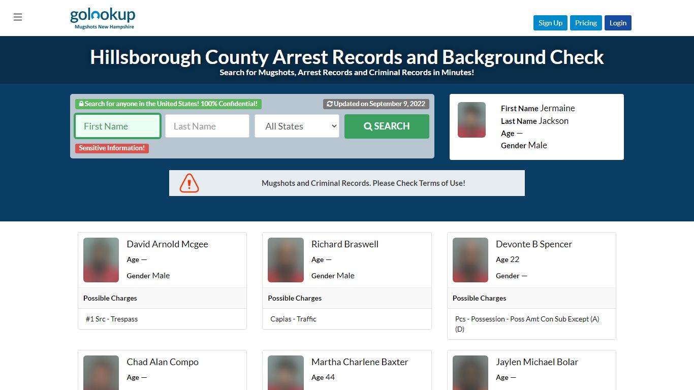 Hillsborough County Mugshots, Hillsborough County Arrest Records - GoLookUp